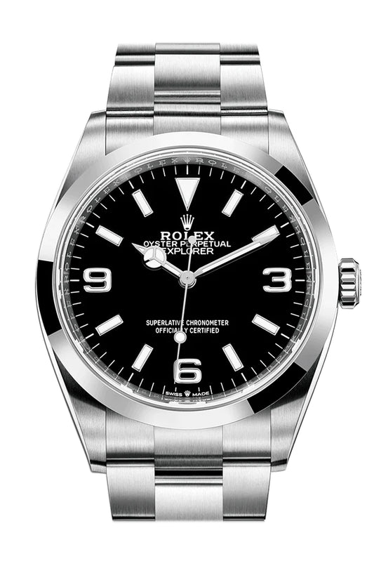 Rolex Explorer I 36 White Dial Stainless Steel Men's Watch (124270)