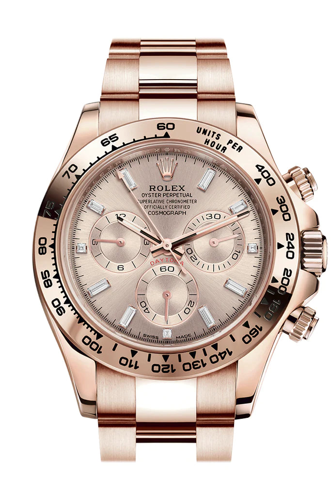 Rolex Cosmograph Daytona Rose Gold Sundust (116505)