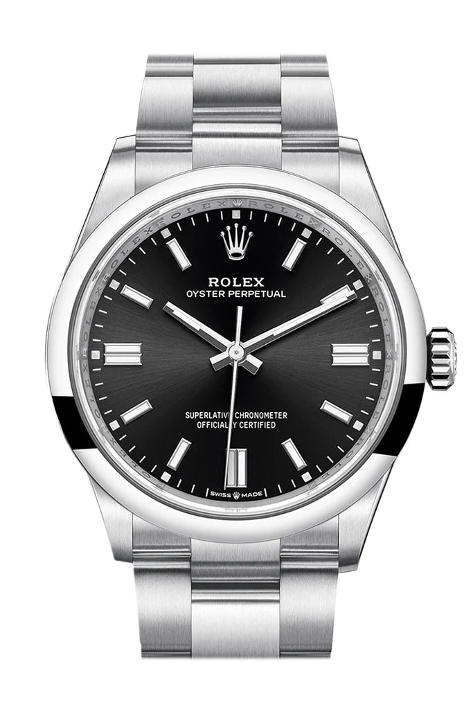 Rolex Oyster Perpetual 36 Black Dial Oyster Bracelet Watch (126000)