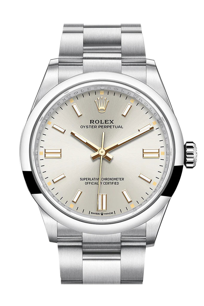 Rolex Oyster Perpetual 36 Silver Dial Oyster Bracelet Watch (126000)