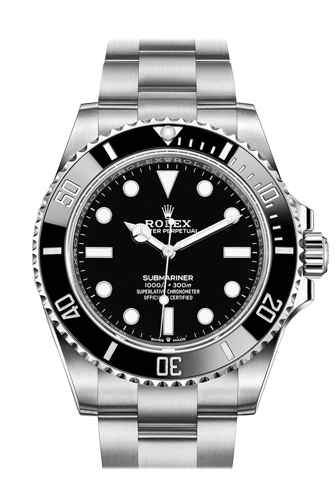 Rolex Submariner 41 Automatic Chronometer Black Dial Men's Watch (124060)