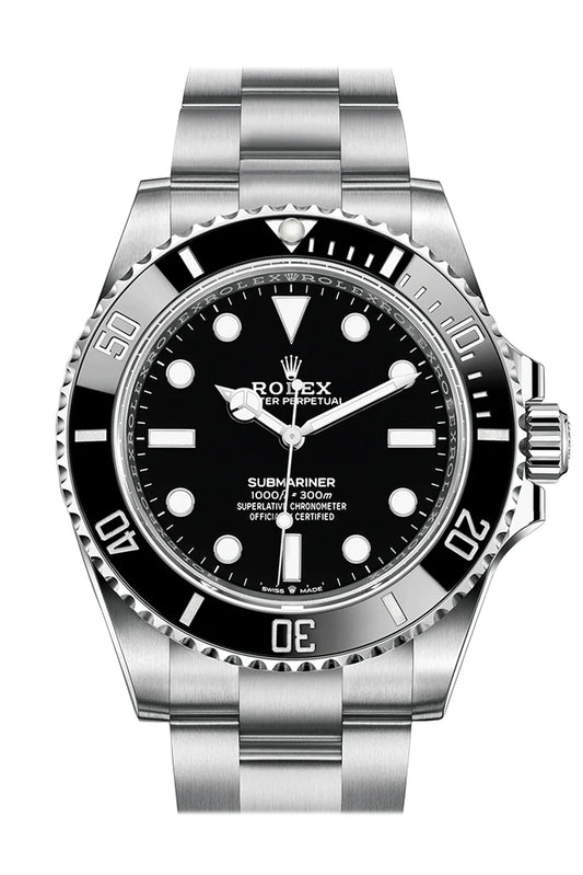 Rolex Submariner 41 Automatic Chronometer Black Dial Men's Watch (124060)