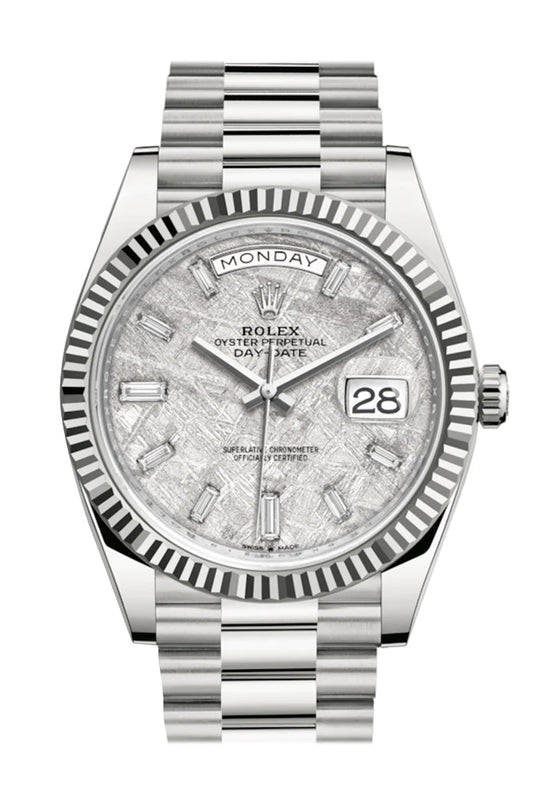 Rolex Day-Date 40 Meteorite Diamond Dial Watch (228239)