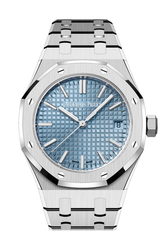 Audemars Piguet Royal Oak Light Blue Dial Stainless Steel Watch (15550ST.OO.1356ST.08)