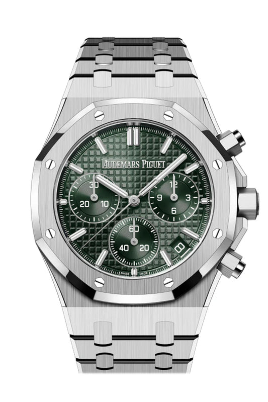 Audemars Piguet Royal Oak Khaki Green Stainless Steel Watch (26240ST.ZZ.1320OR.08)