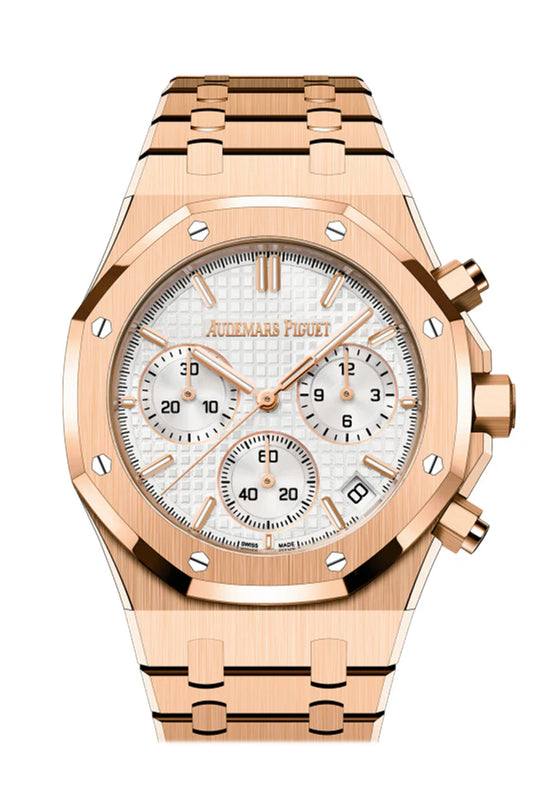 Audemars Piguet Royal Oak Silver Dial Gold Watch (26240OR.OO.1320OR.07)