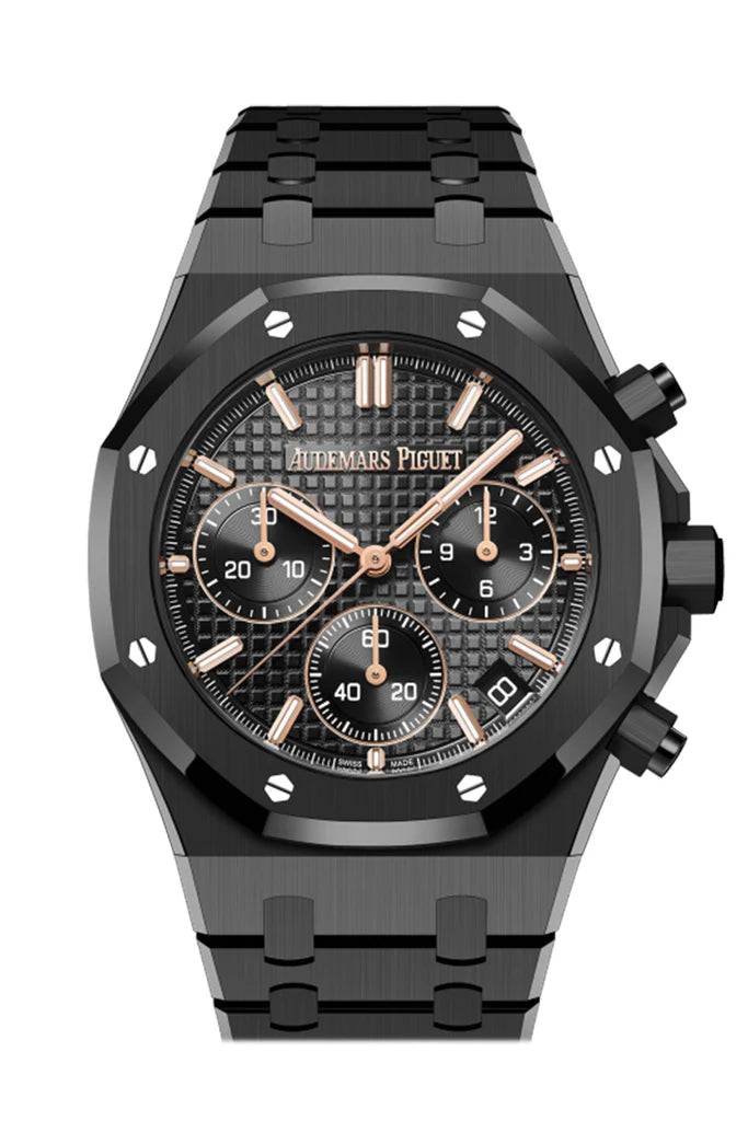 Audemars Piguet Royal Oak Black Dial Black Ceramic Watch (26240CE.OO.1225CE.02)