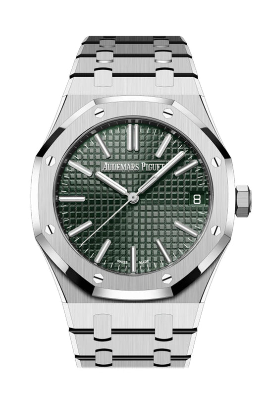 Audemars Piguet Royal Oak Khaki Green Dial Stainless Steel Watch (15510ST.OO.1320ST.09)