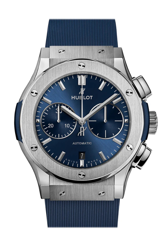 Hublot Classic Fusion Chronograph Titanium Blue 45 Watch (541.NO.7170.RX)