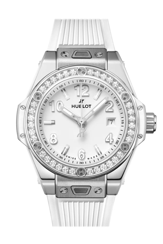 Hublot Big Bang One Click Steel White Diamonds 33mm (485.SE.2010.RW.1204)