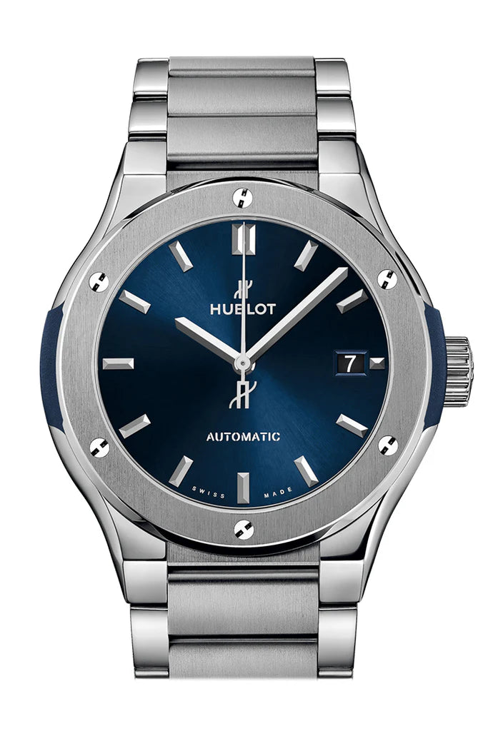 Hublot Classic Fusion Blue Titanium Bracelet 45mm (510.NX.7170.NX)