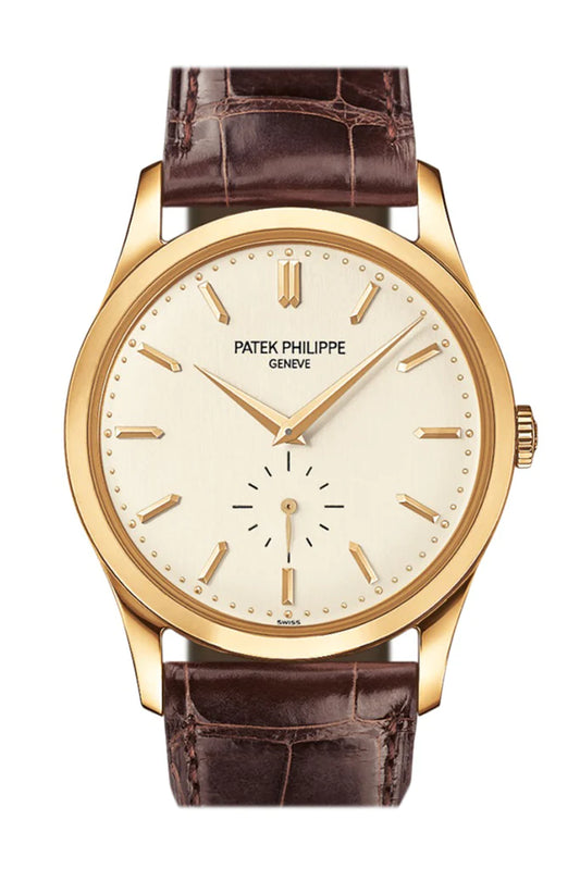 Patek Philippe Calatrava Mechanical Opaline White Dial Men's Watch (5196J-001)