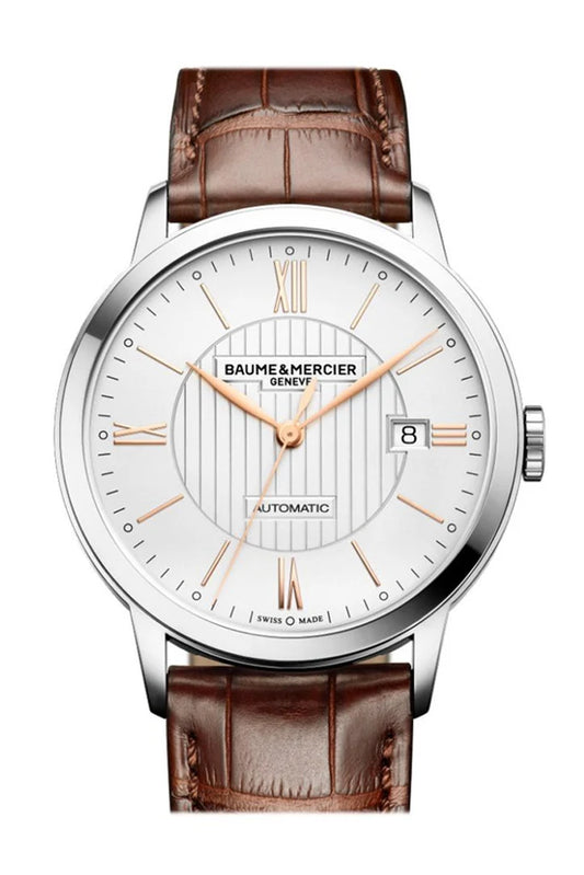 Baume & Mercier Classima Automatic Silver Dial Men's Watch 10263