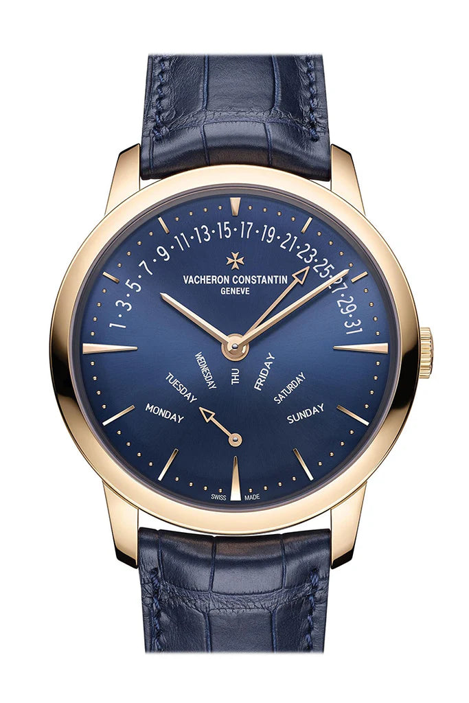 Vacheron Constantin Patrimony Retrograde Day-Date Automatic Blue Dial Men's Watch 4000U/000R-B516