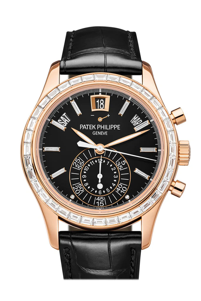 Patek Philippe Complications Chronograph Annual Calendar Automatic Gold Diamond Men's Watch (5961R-010)