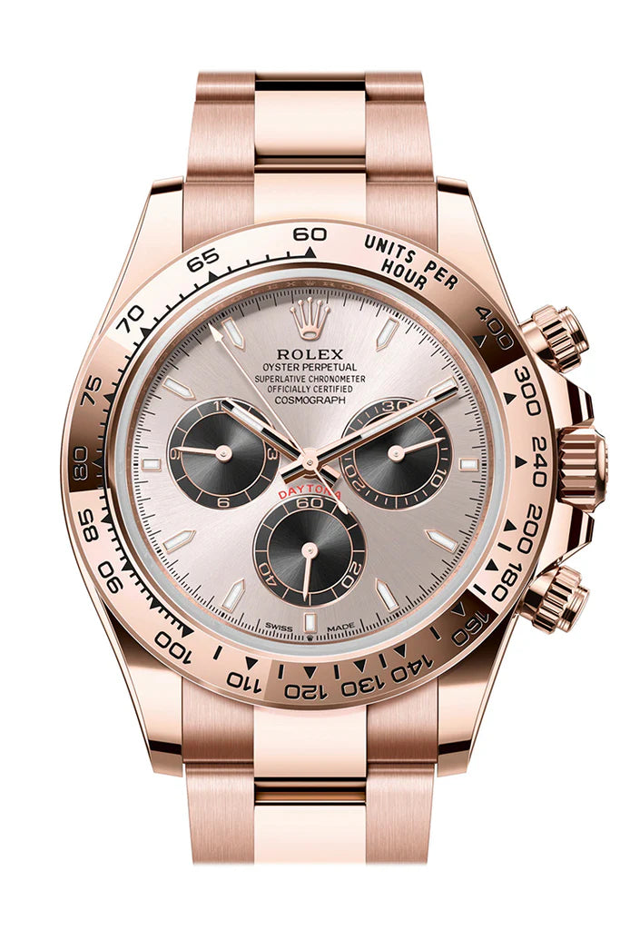 Rolex Daytona 40 Sundust Rose Gold Men's Watch 126505