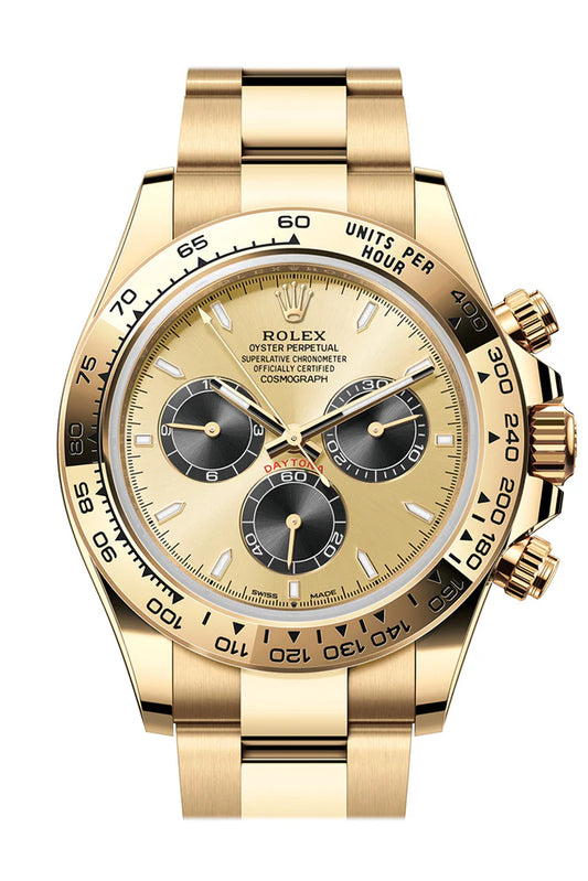 Rolex Daytona 40 Golden And Bright Dial Yellow Gold Men's Watch 126508