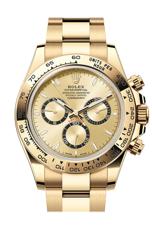 Rolex Daytona 40 Golden Dial Yellow Gold Men's Watch 126508