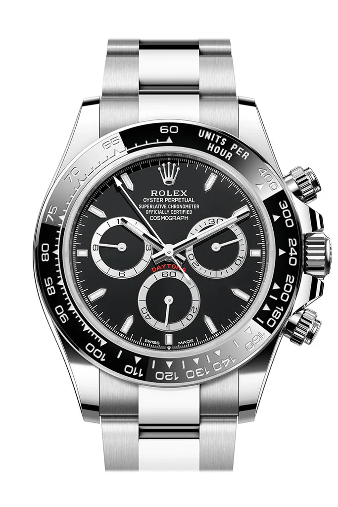 Rolex Daytona 40 Black Dial Stainless Steel Men's Watch 126500LN