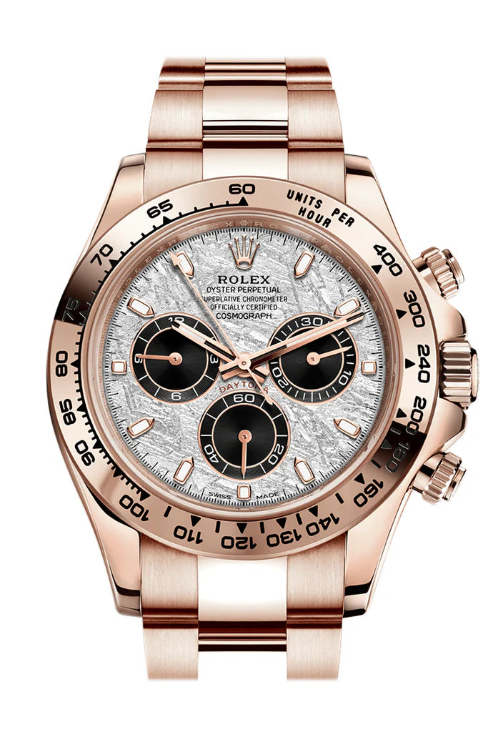 Rolex Cosmograph Daytona Meteorite Dial Rose Gold Men's Watch 116505