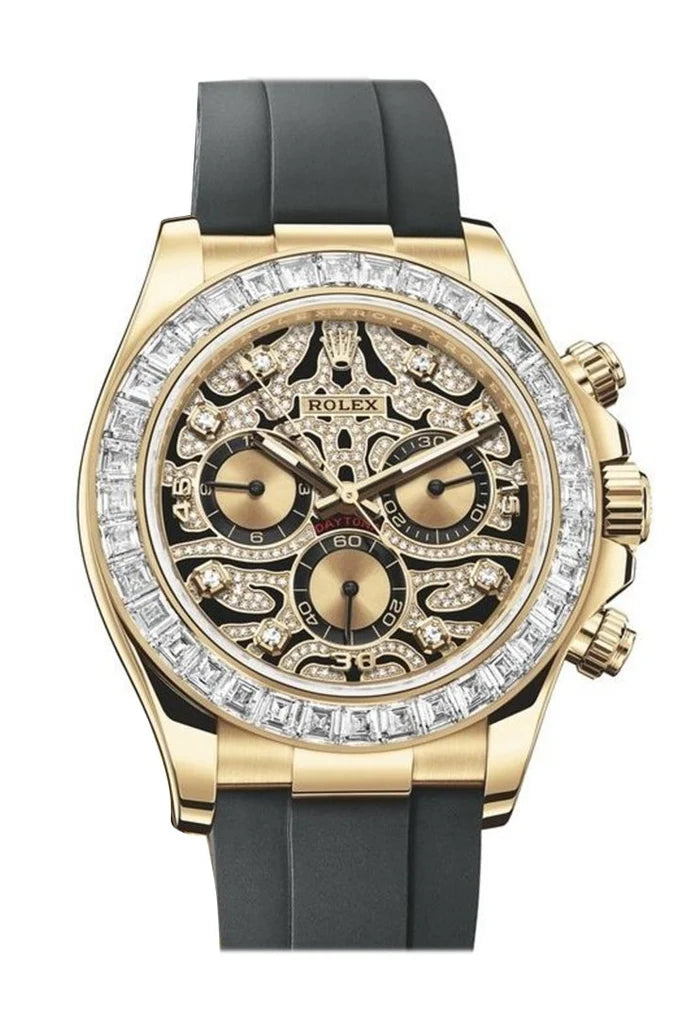 Rolex Cosmograph Daytona "Eye of the Tiger" Chronograph Automatic Chronometer Diamond Men's Watch 116588TBR-0003