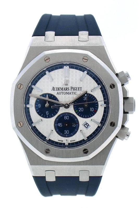 Audemars Piguet Limited Edition Royal Oak Offshore Silver Dial Rubber Chronograph Men's Watch (26326ST.OO.D027CA.01)