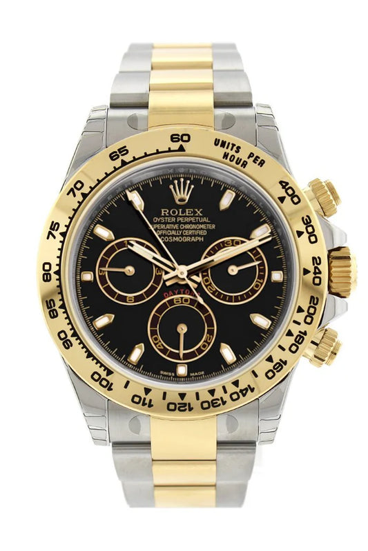 Rolex Cosmograph Daytona 40 Pink and Black Dial 18K Rose Gold Men's Watch 116503