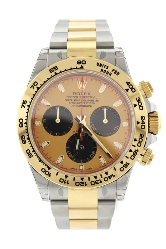 Rolex Cosmograph Daytona Champagne Paul Newman Dial Stainless Steel and Gold Men's Watch 116503