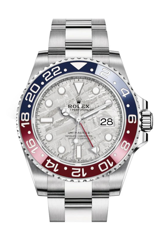 Rolex GMT-Master II White Gold Meteorite Dial Men's Watch 126719BLRO