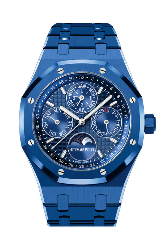 Audemars Piguet Royal Oak 41 Blue Dial Blue Ceramic Watch 26579CS.OO.1225CS.01