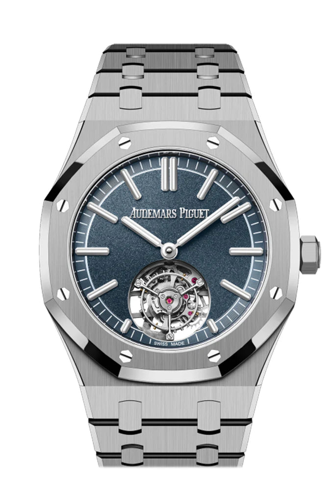 Audemars Piguet Royal Oak 41 Sandblasted Smoked Blue Dial Titanium Watch 26730TI.OO.1320TI.01