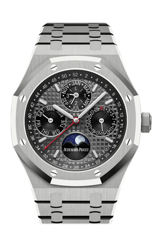 Audemars Piguet Royal Oak 41 Perpetual Calendar Titanium Grey Dial Titanium Men's Watch 26609TI.OO.1220TI.01