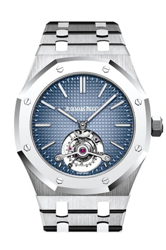 Audemars Piguet Royal Oak 41mm Smoked Blue Dial Titanium Men's Watch 26510IP.OO.1220IP.01