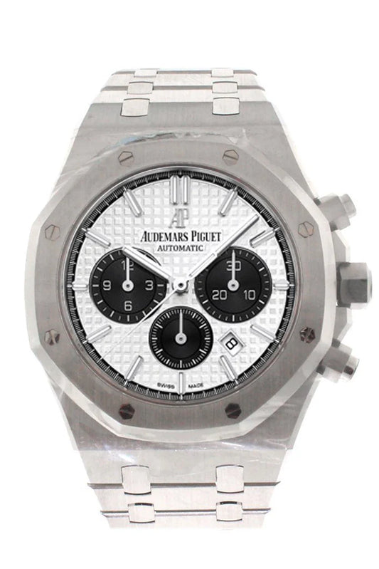 Audemars Piguet Royal Oak 41mm Silver-Toned Dial Stainless Steel Bracelet Men's Watch 26331ST.OO.1220ST.03