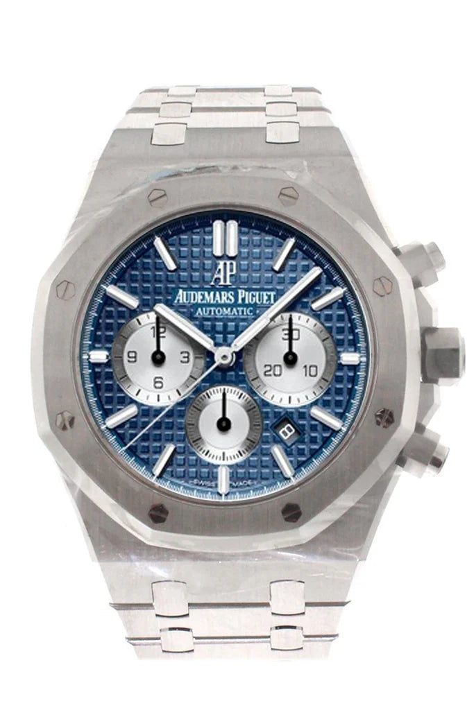 Audemars Piguet Royal Oak 41mm Blue Dial Stainless Steel Bracelet Men's Watch 26331ST.OO.1220ST.01