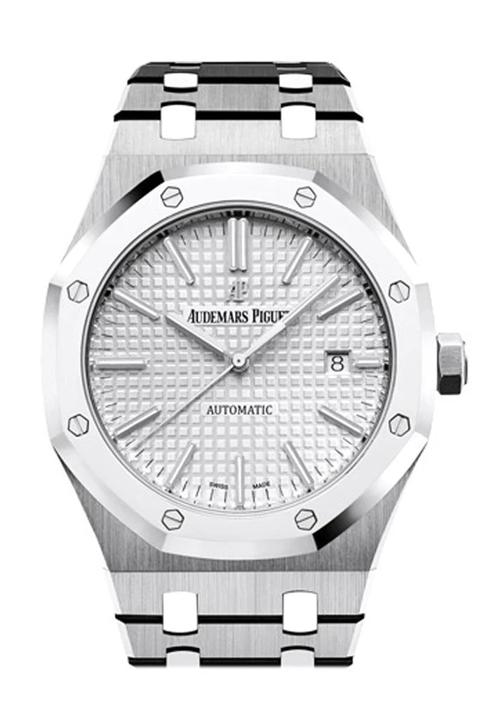 Audemars Piguet Royal Oak 41mm Rhodium-Toned Dial Titanium Bracelet Men's Watch 15403IP.OO.1220IP.01