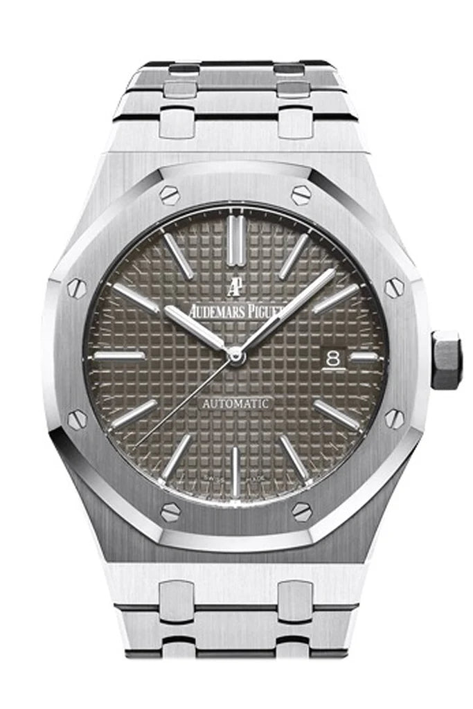 Audemars Piguet Royal Oak 41mm Grey Ruthenium-Toned Dial Stainless Steel Bracelet Men's Watch 15400ST.OO.1220ST.04