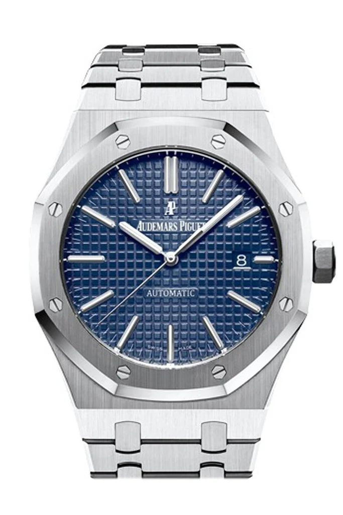 Audemars Piguet Royal Oak 41mm Blue Dial Stainless Steel Bracelet Men's Watch 15400ST.OO.1220ST.03