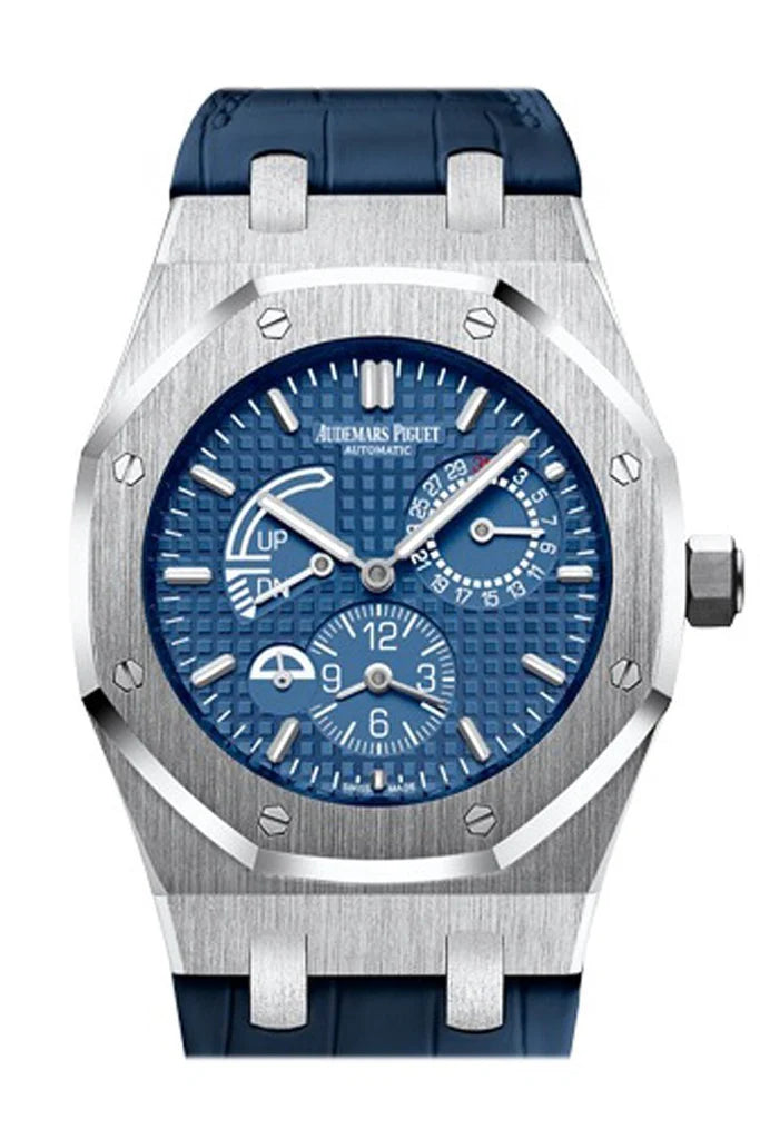 Audemars Piguet Royal Oak Blue Dial Dual Time Automatic Stainless Steel Men's Watch 26124ST.OO.D018CR.01