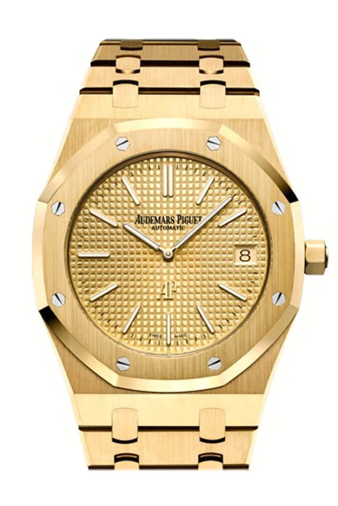 Audemars Piguet Royal Oak Yellow Gold Dial Extra-Thin 18K Yellow Gold Watch 15202BA.OO.1240BA.02