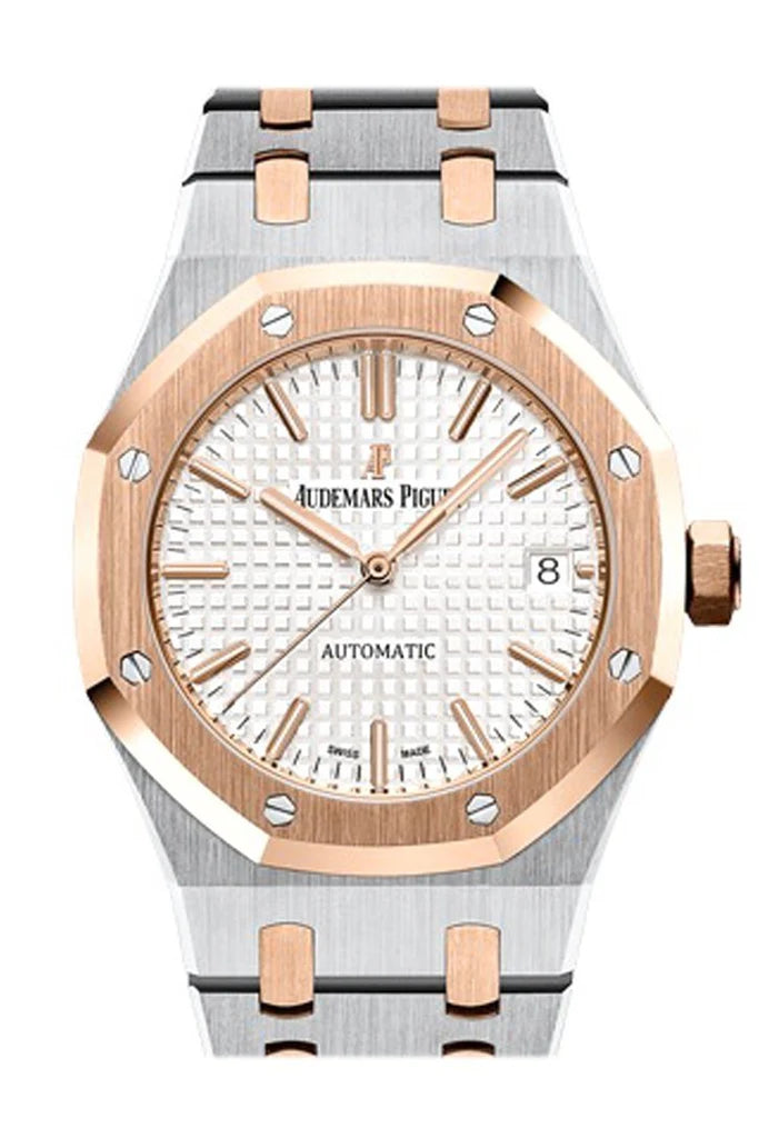 Audemars Piguet Royal Oak 37mm Silver Dial Automatic Two-Tone Midsize Watch 15450SR.OO.1256SR.01