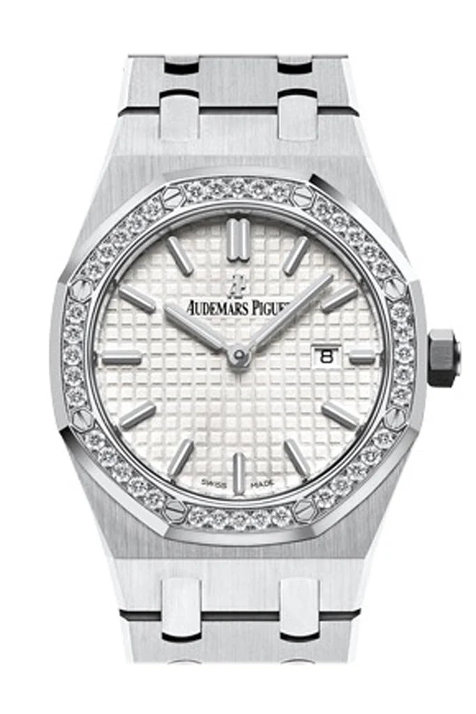 Audemars Piguet Royal Oak Lady 33mm Silver Dial Diamond Stainless Steel & Gold Ladies Watch 67652BC.ZZ.1262BC.01