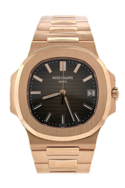 Patek Philippe Nautilus Brown Dial 18k Rose Gold Automatic Men's Watch 5711/1R-001,