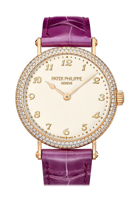 Patek Philippe Calatrava Automatic Gold Diamond Ladies Watch (7200/200R)