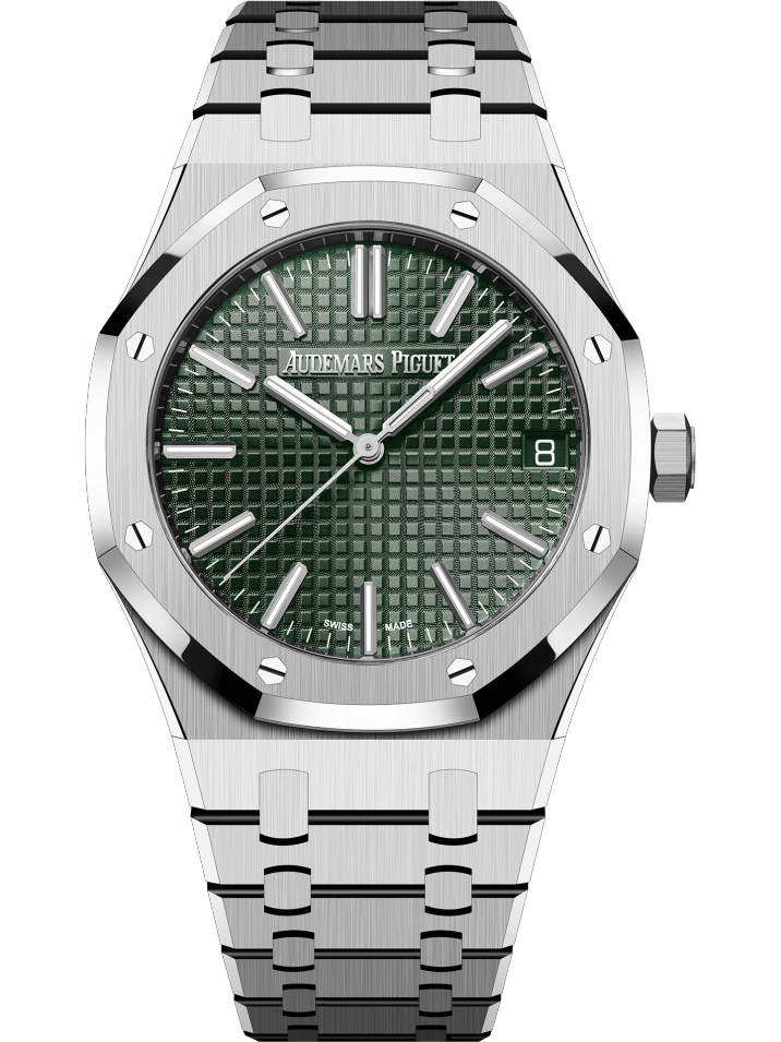 Audemars Piguet Royal Oak green Dial Stainless Steel Watch (15510ST.OO.1320ST.08)