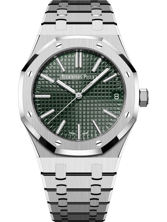 Audemars Piguet Royal Oak green Dial Stainless Steel Watch (15510ST.OO.1320ST.08)